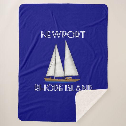 Newport Rhode Island Sailing Sherpa Deken (Voorkant)