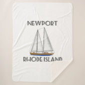 Newport Rhode Island Sailing Sherpa Deken (Voorkant)