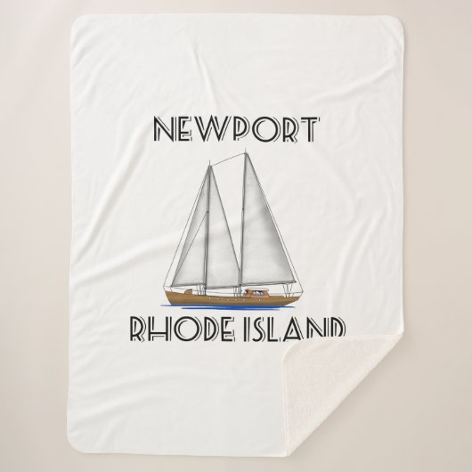 Newport Rhode Island Sailing Sherpa Deken (Voorkant)