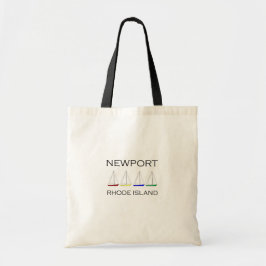 Newport Rhode Island Sailships Grote Tote Bag