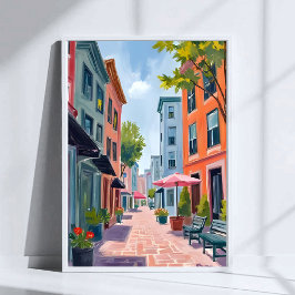 Newport Rhode Island Schilderij Poster