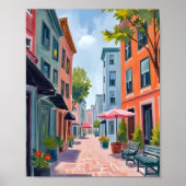 Newport Rhode Island Schilderij Poster (Voorkant)