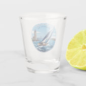 Newport Rhode Island Shot Glas (Achterkant)
