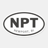 Newport, Rhode Island Sticker (Voorkant)