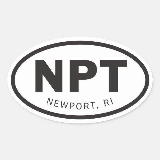 Newport, Rhode Island Sticker (Voorkant)
