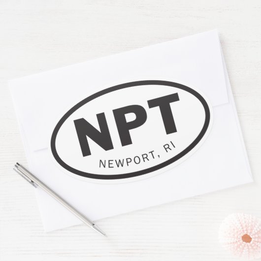 Newport, Rhode Island Sticker (Envelop)