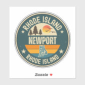 Newport, Rhode Island Sticker (Vel)