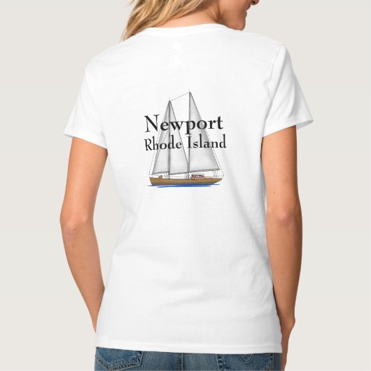 Newport Rhode Island T-shirt (Achterkant)