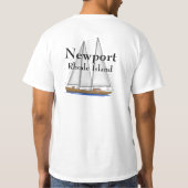 Newport Rhode Island T-shirt (Achterkant)