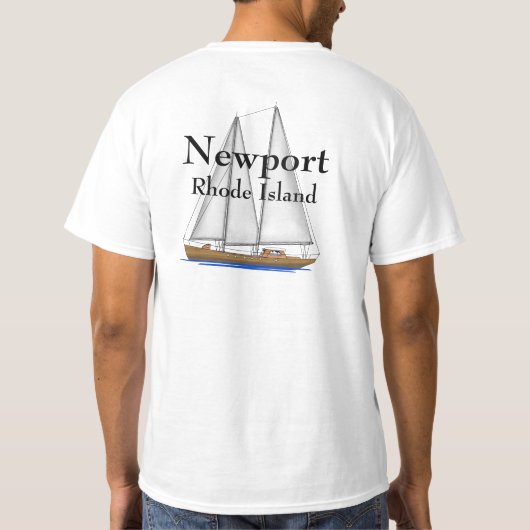 Newport Rhode Island T-shirt (Achterkant)