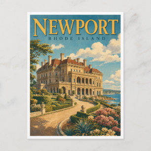 Newport Rhode Island The Breakers GeoSaga Briefkaart