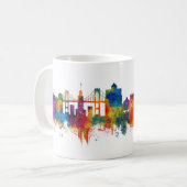 Newport Rhode Island USA Skyline Koffiemok (Voorkant links)