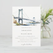 Newport Rhode Island Verenigde Staten bruiloft Kaart (Staand voorkant)