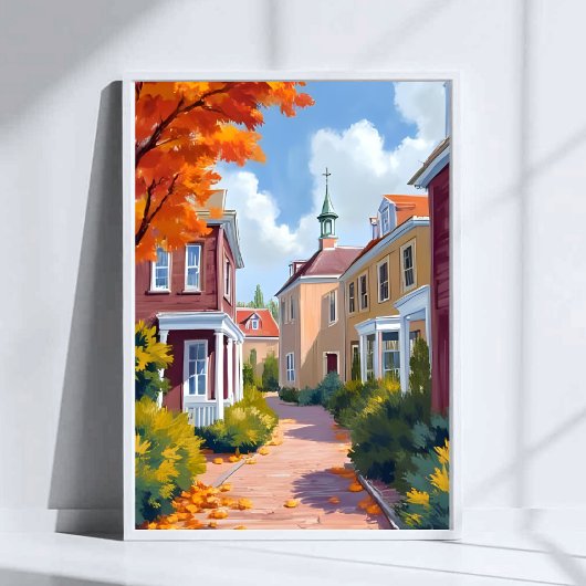 Newport Rhode Island Watercolor Poster