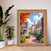 Newport Rhode Island Watercolor Poster