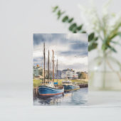 Newport, Rhode Island zeilboot schilderen Briefkaart (Staand voorkant)