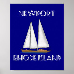 Newport Rhode Island Zeilen Poster