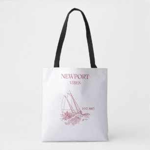 Newport Rhode Island Zeilschoudertas Tote Bag