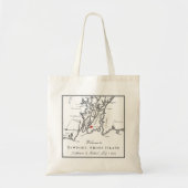 Newport Rhode Island Zwart Wit Huwelijk Welkom Tote Bag (Voorkant)