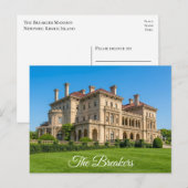 Newport RI Breakers Mansion Rhode Island Briefkaart (Voorkant / Achterkant)