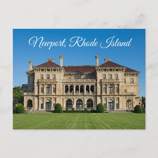 Newport RI Breakers Mansion US Reis Rhode Island Briefkaart (Voorkant)