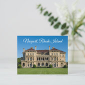 Newport RI Breakers Mansion US Reis Rhode Island Briefkaart (Staand voorkant)
