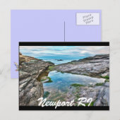 Newport RI Briefkaart (Voorkant / Achterkant)