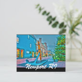 Newport RI Briefkaart (Staand voorkant)