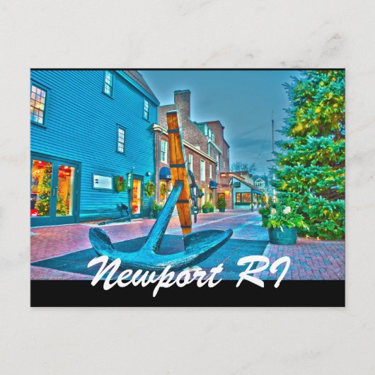 Newport RI Briefkaart (Voorkant)