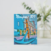Newport RI Briefkaart (Staand voorkant)