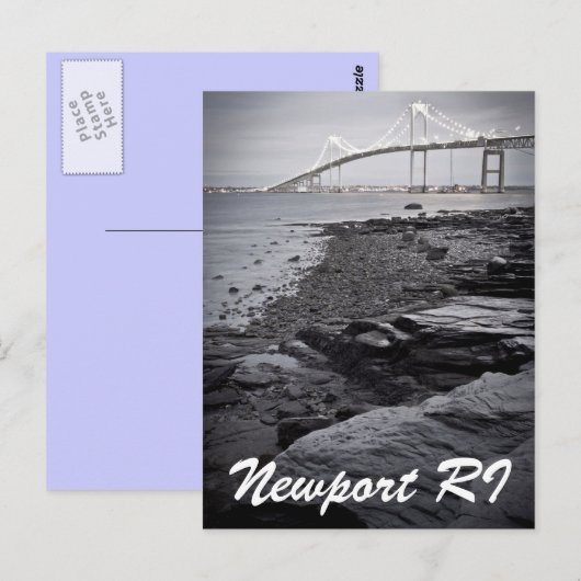 Newport RI Briefkaart (Voorkant / Achterkant)
