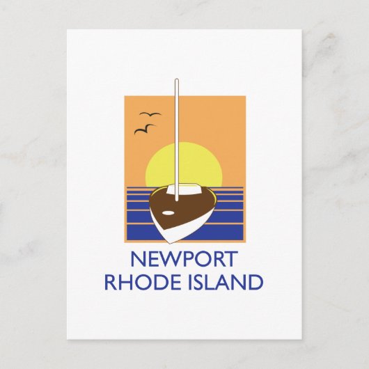 NEWPORT RI BRIEFKAART (Voorkant)