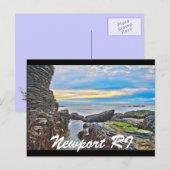 Newport RI Briefkaart (Voorkant / Achterkant)