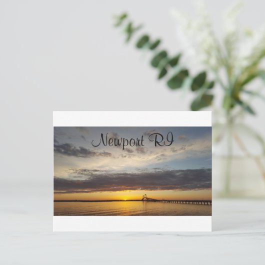 Newport RI Briefkaart (Staand voorkant)