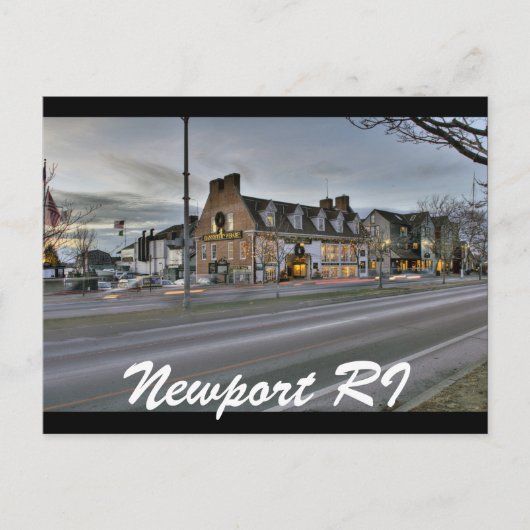 Newport RI Briefkaart (Voorkant)
