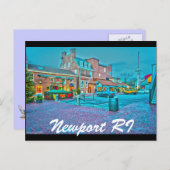 Newport RI Briefkaart (Voorkant / Achterkant)