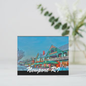 Newport RI Briefkaart (Staand voorkant)