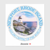 Newport RI (C) Sticker (Vel)