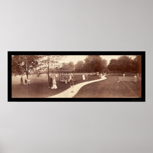 Newport, RI Casino Foto 1902 Poster (Voorkant)