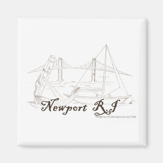 Newport RI Magnet (Voorkant)