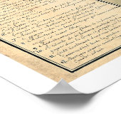 Newport, RI Revolutionaire Kaart 1780 Poster (Hoek)