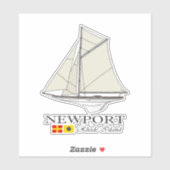 Newport RI (SB) Sticker (Vel)