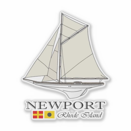 Newport RI (SB) Sticker (Voorkant)