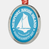 Newport RI (sloep) Metalen Ornament (Links)
