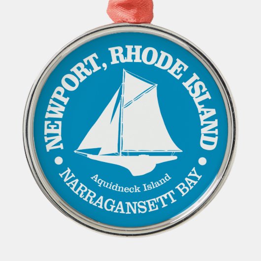 Newport RI (sloep) Metalen Ornament (Voorkant)