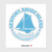 Newport RI (sloep) Sticker (Vel)