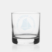 Newport RI (sloep) Whisky Glas (Achterkant)