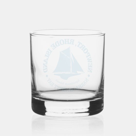 Newport RI (sloep) Whisky Glas (Achterkant)