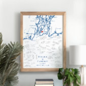 Newport RI Wedding Elegant Guest Book Poster