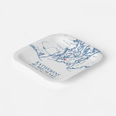 Newport RI Wedding Engagement Papieren Bordje (Gebogen)